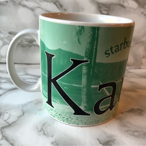 Kauai Hawaii Starbucks Rare Large Coffee Mug - Picture 2 of 6